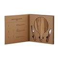 Wood Cheese Board Set